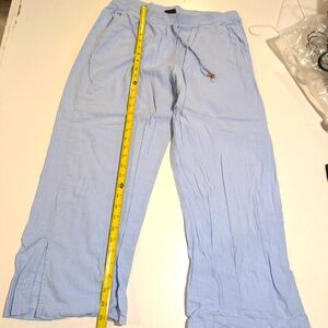 Light Blue summer weight rayon and spandex pant